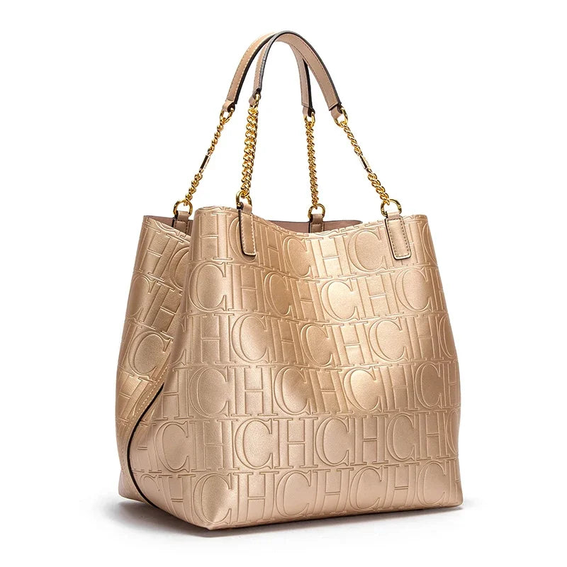 Embossed Logo Tote Bag