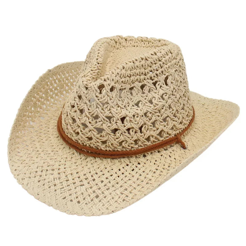 Vintage Western Sun Hat for Women 