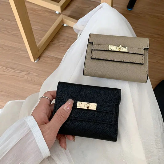 The Elegant Turn-Lock Wallet
