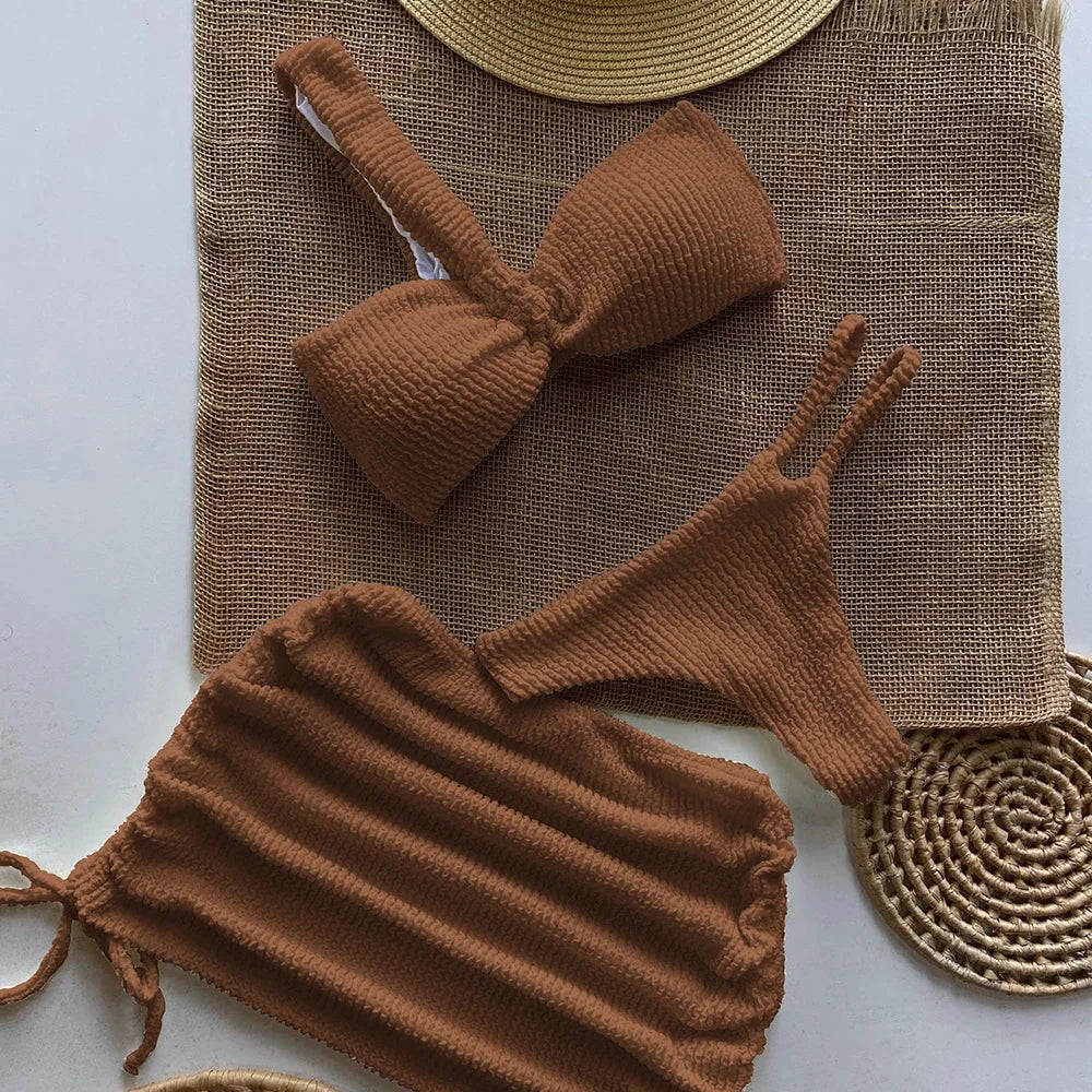 3 Pieces Bikini Women 