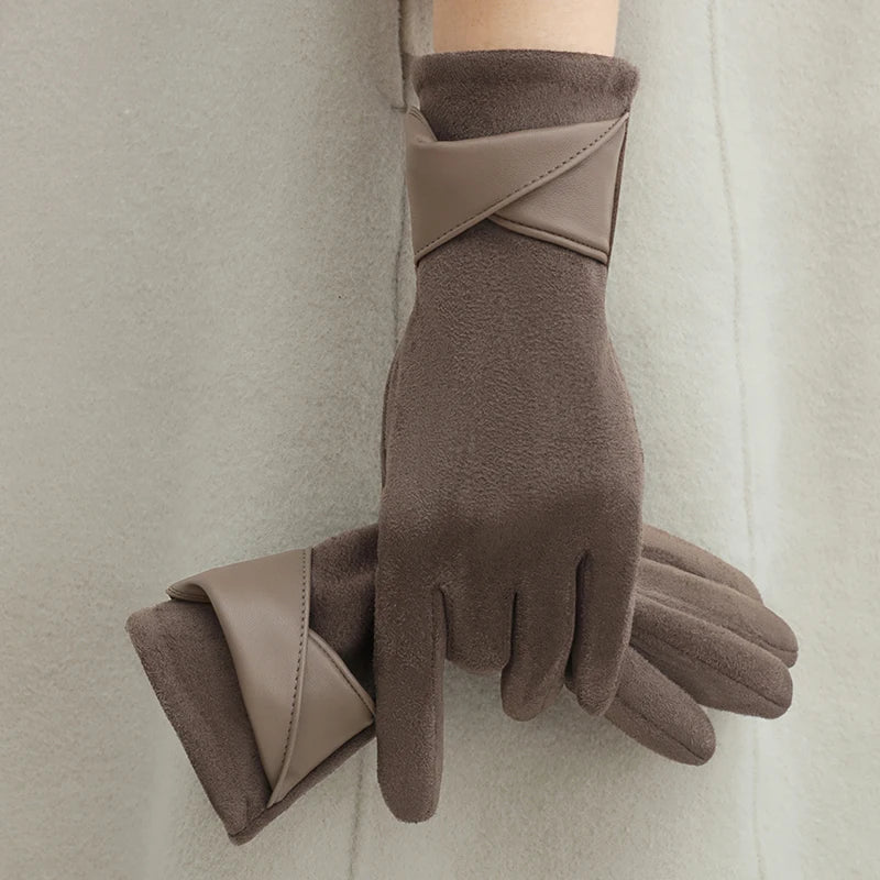 Women’s Warm Velvet Gloves 