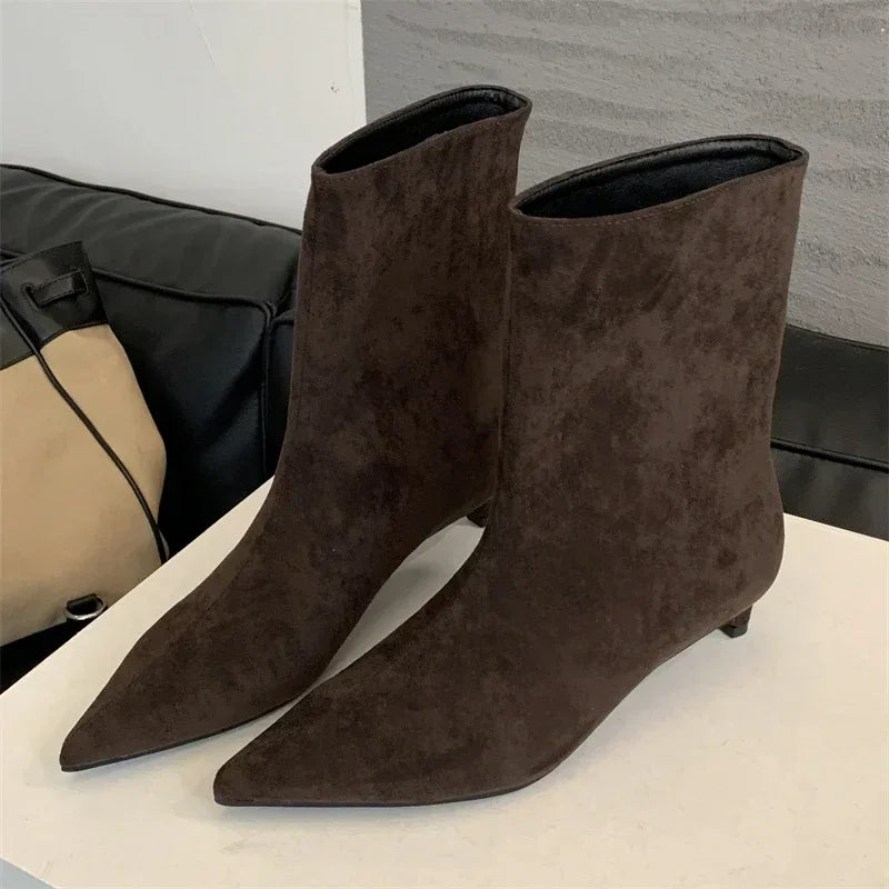 Pointed Toe Ankle Boots