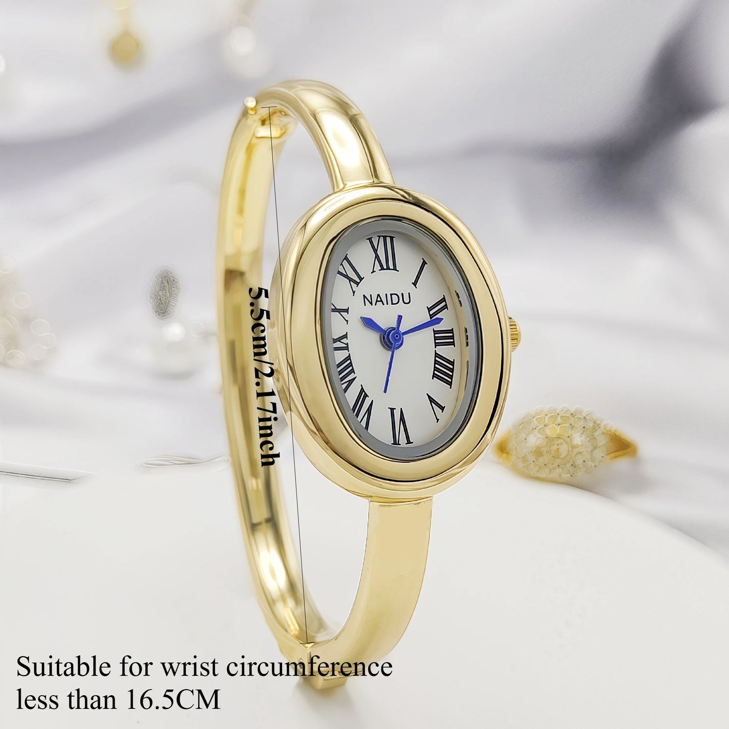 Women's Oval Dial Bracelet Watch