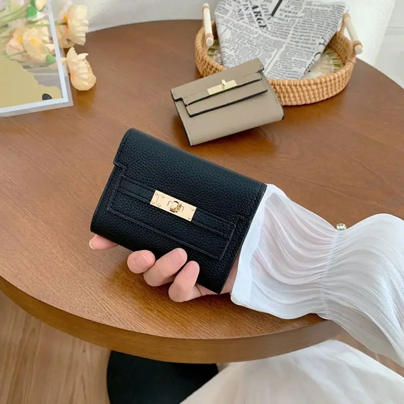 The Elegant Turn-Lock Wallet
