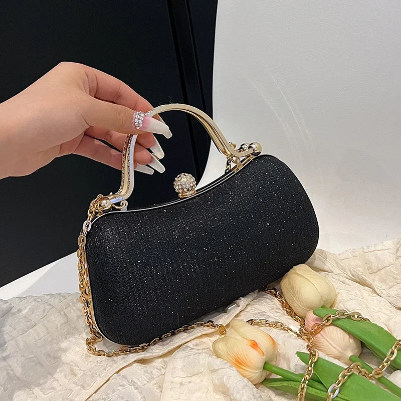 Luminous Glitter Clutch