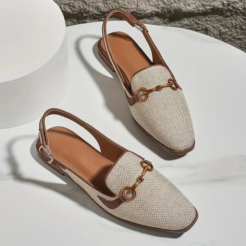 Slingback Horsebit Loafers