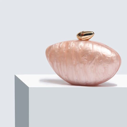 Acrylic Clutch Purse with Chain – Glamorous Luxury 
