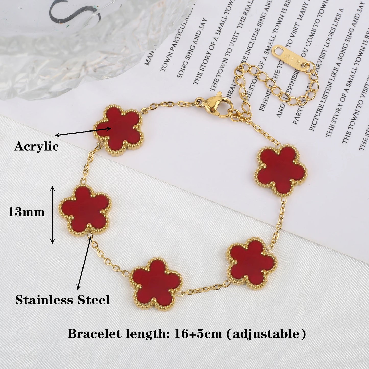 Flower Ladies Bracelet 