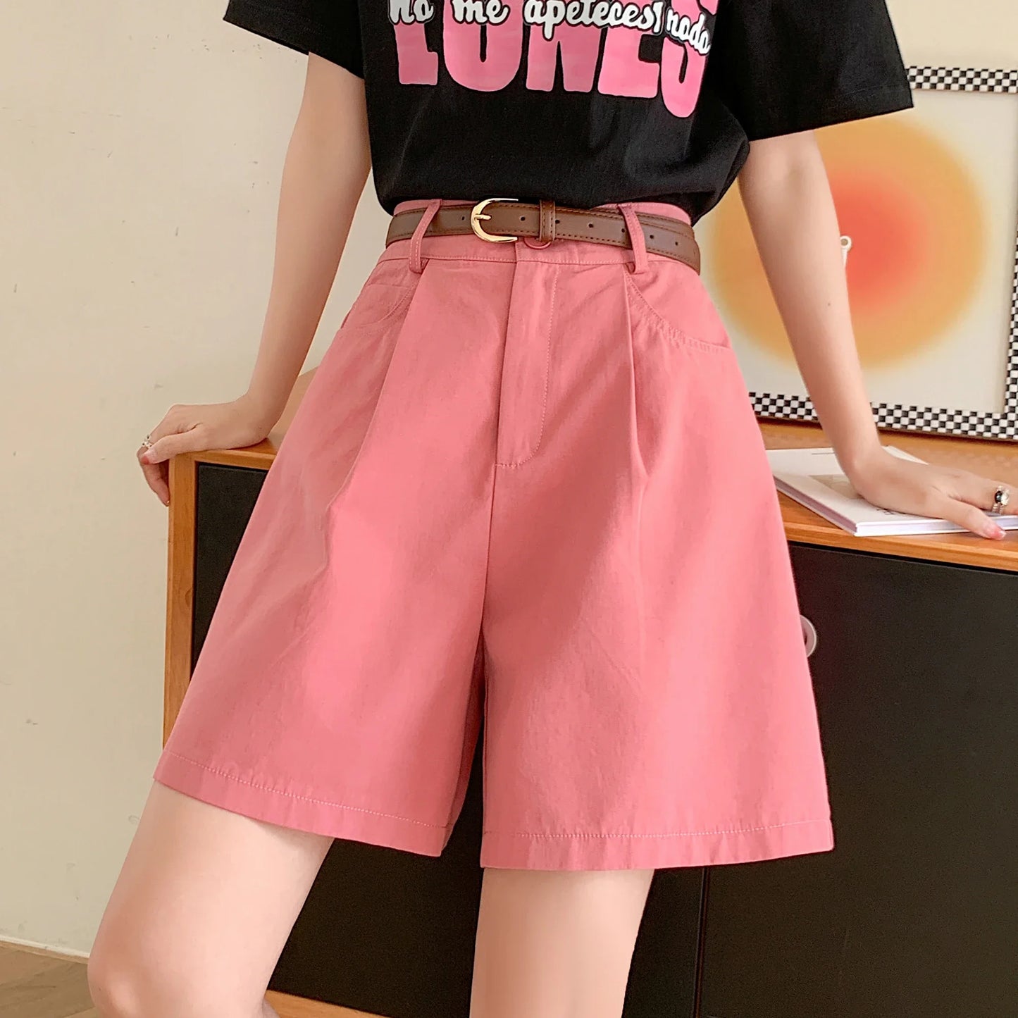 Summer Wide Leg Shorts 