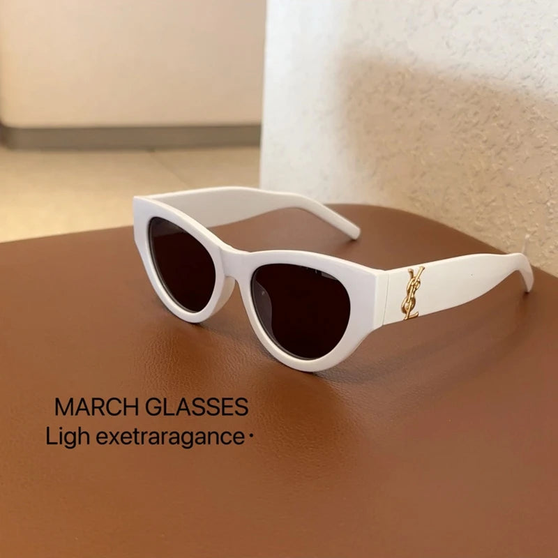 Winged Cat-Eye Sunglasses