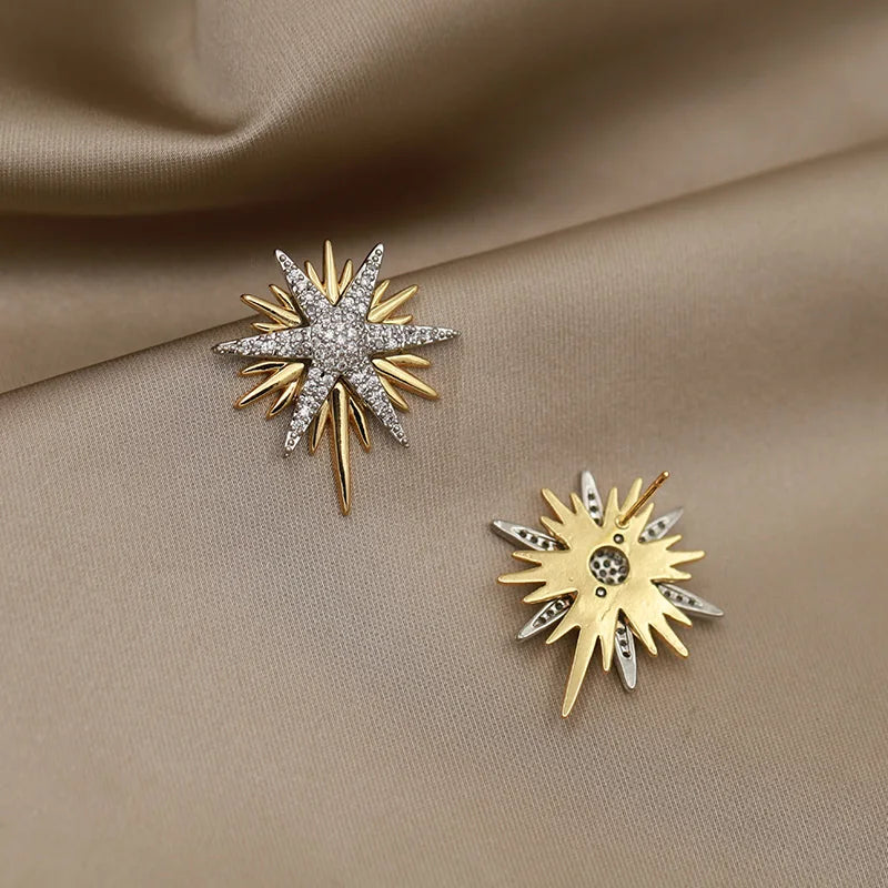 Star Design Luxury Earrings 