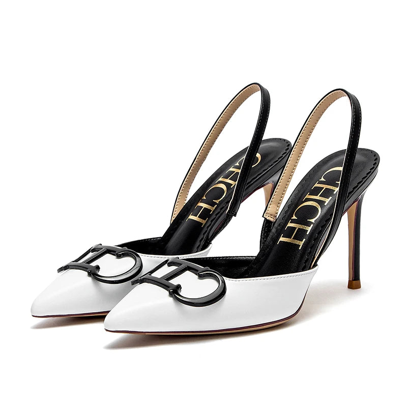 Designer-Inspired Slingback Heels