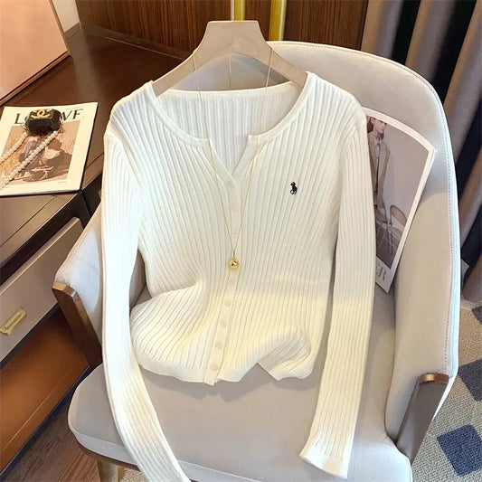 Embroidery Long Sleeve Sweater 