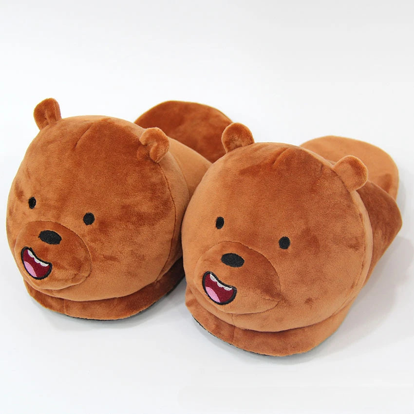 Pusheen-Inspired Stuffed Animal Slippers