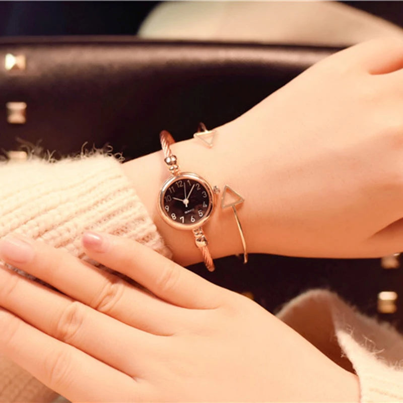 Luxury Retro Steel Watch Bracelet 