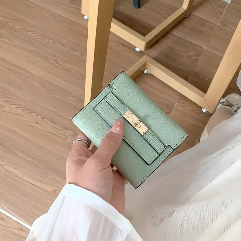 The Elegant Turn-Lock Wallet