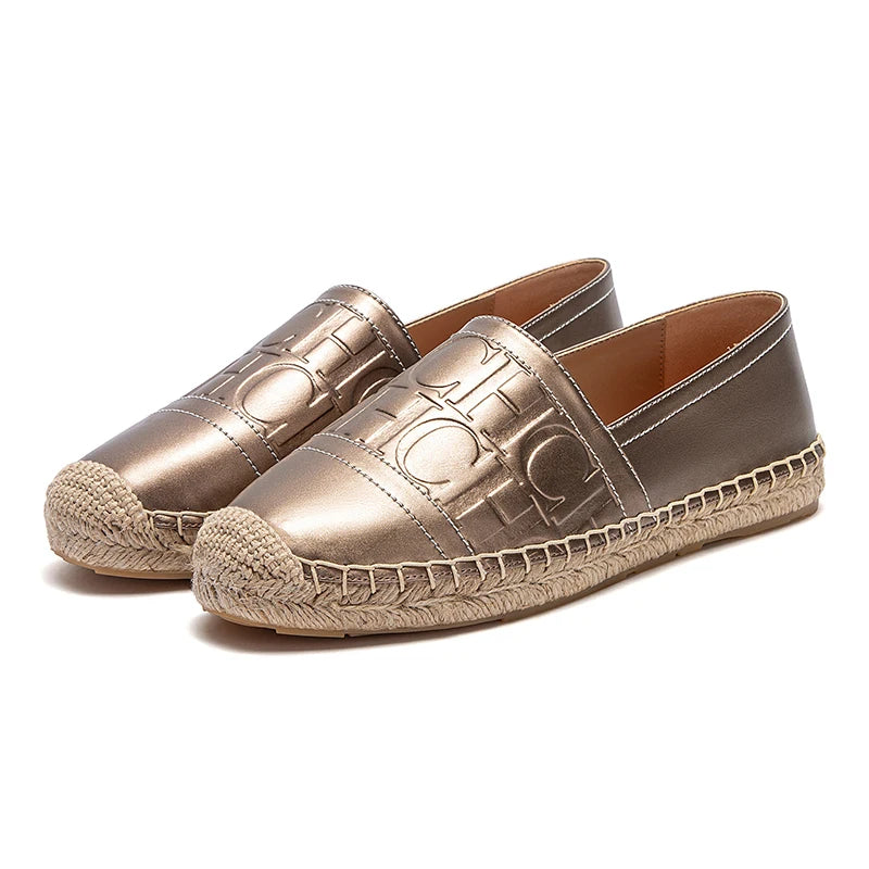 Quilted Espadrille Loafers