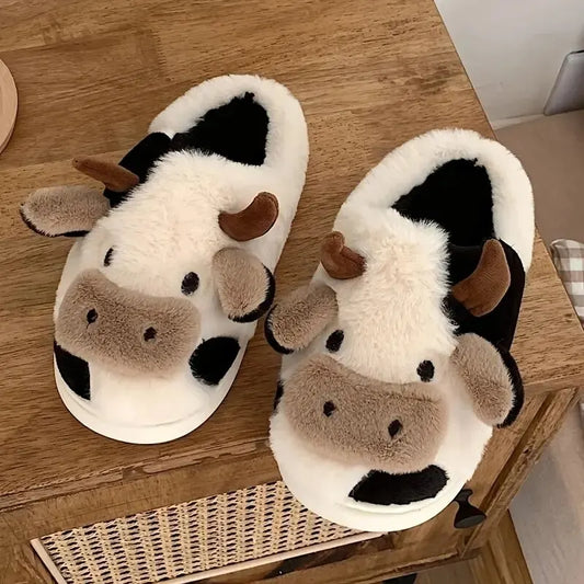 The Adorable Cow Slippers