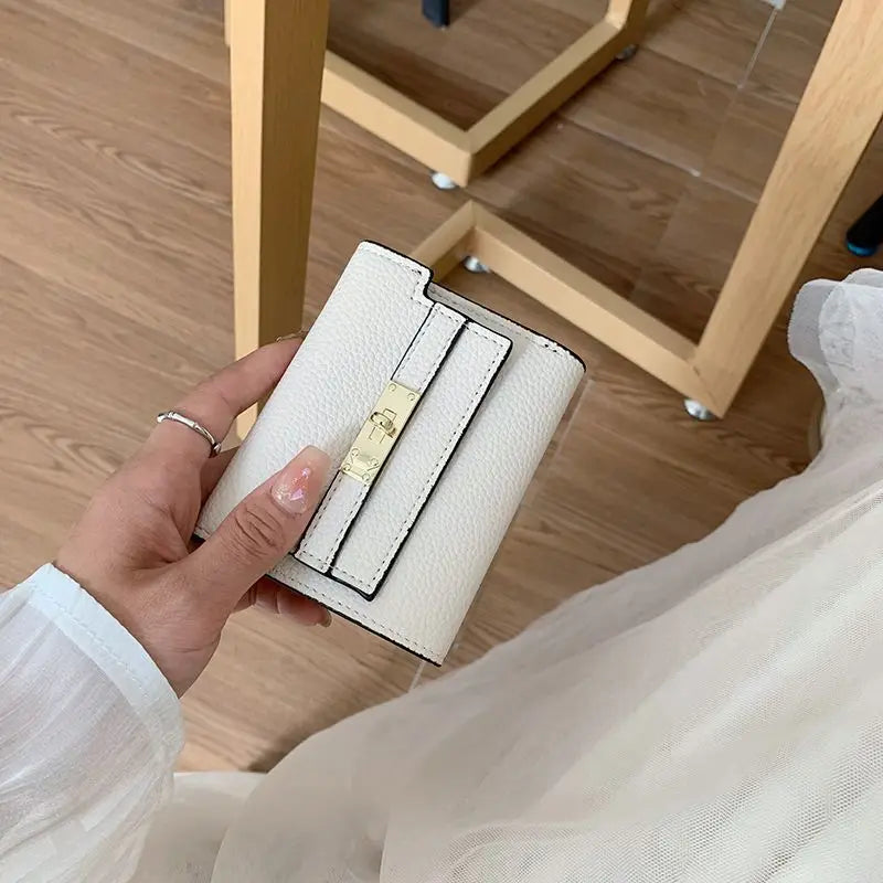 The Elegant Turn-Lock Wallet