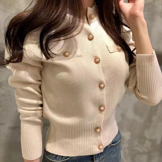Women’s Cardigan Sweater with Buttons 