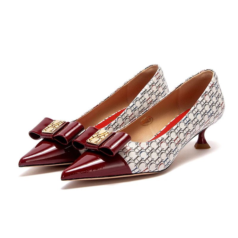 Anti-Velvet Pointed-Toe Pumps