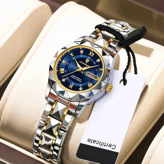 Women's Luxury Diamond Bezel Watch