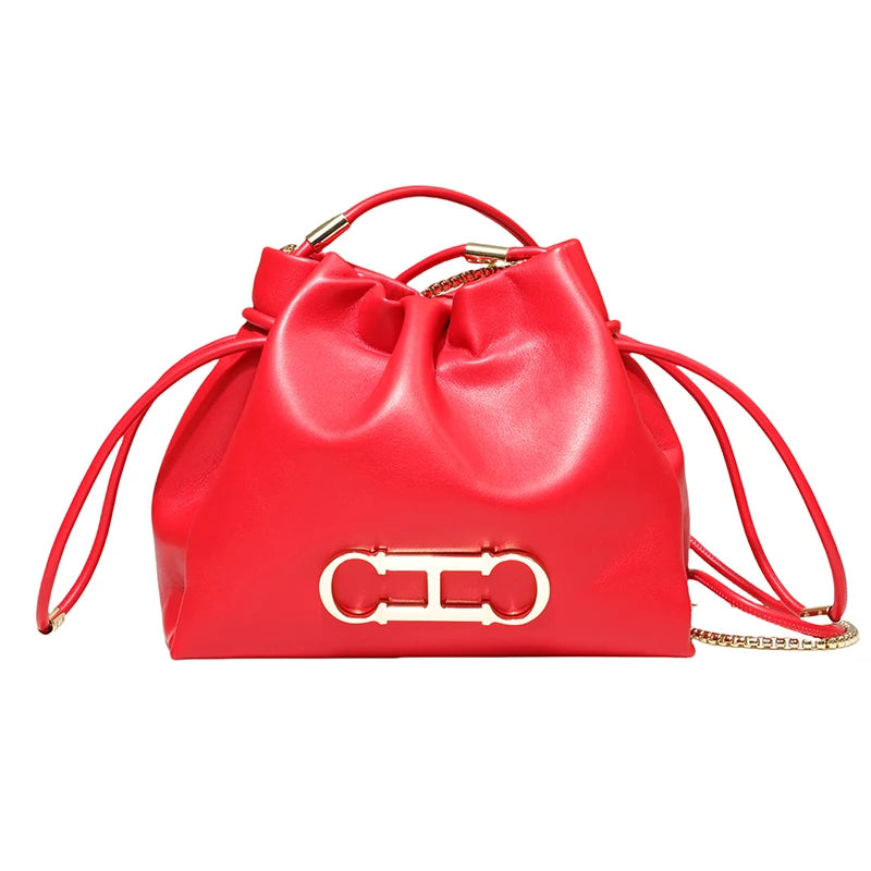 The Drawstring Bucket Bag