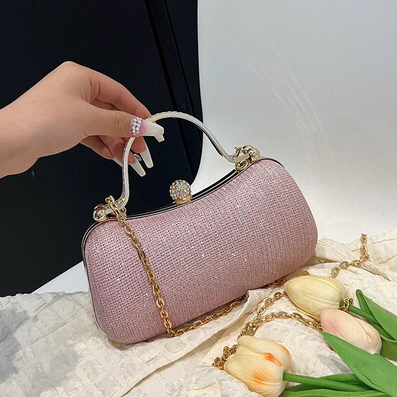 Luminous Glitter Clutch