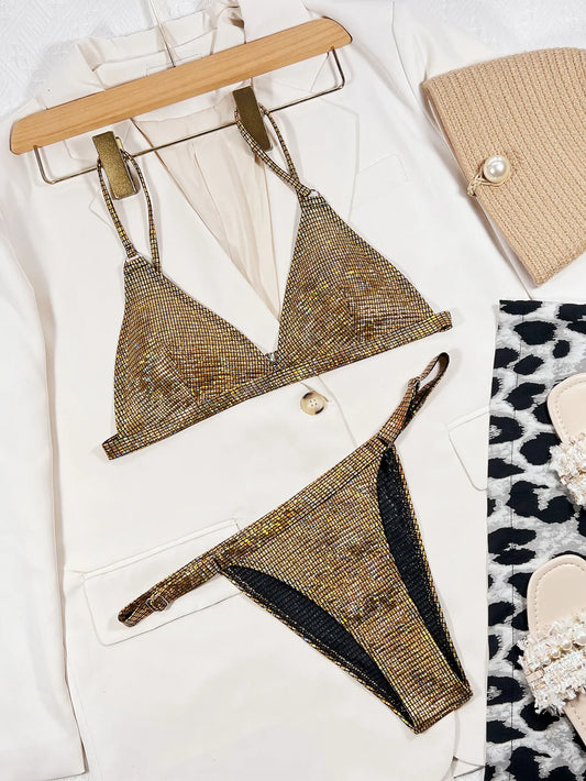 Glitter Gold Bikini